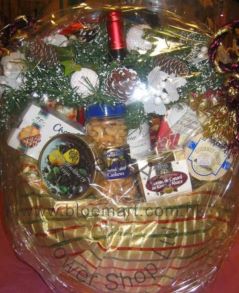 CODE 51998 - Festive Food Hamper with Wine